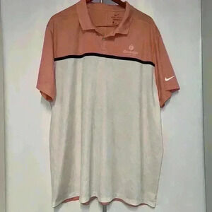 Nike Dri-Fit Golf Polo Shirt - Salmon/White - XXL / Chamberlyn Country Club, AR
